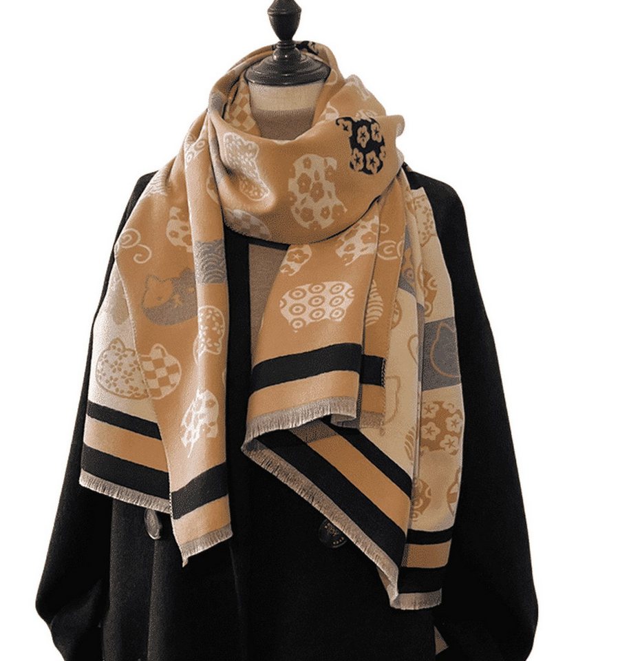 YRIIOMO Halstuch Eleganter Damen Schal aus hochwertigem Kunstfell für Herbst und Winter, – Weich, warm und vielseitig kombinierbar für jeden Anlass von YRIIOMO