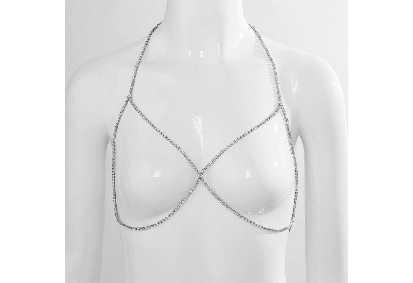 YRIIOMO Kettengürtel Damen-Brustkette, modische Ketten, vielseitiger sexy Party-Bikini -Körperkette-Schmuck von YRIIOMO