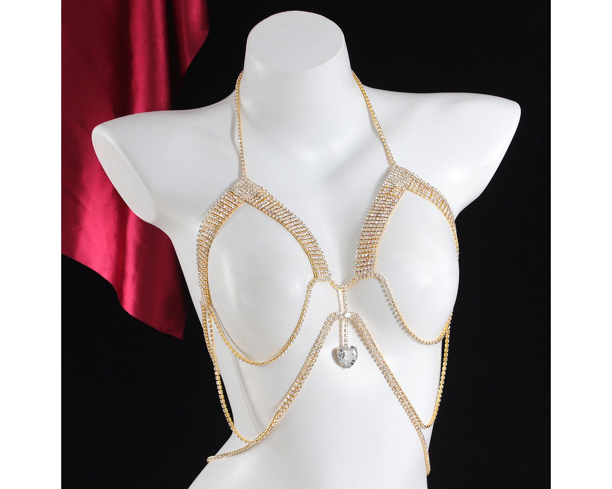 YRIIOMO Kettengürtel Modische Büstenkette, sexy Körperkette als Schmuck für den Körper. von YRIIOMO