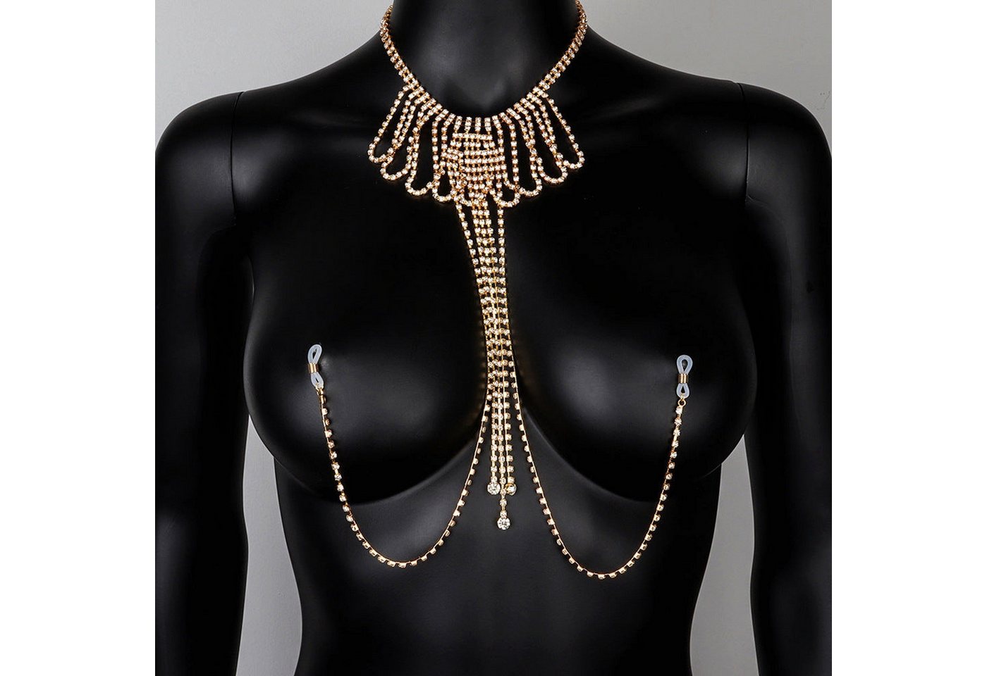 YRIIOMO Kettengürtel Sexy Brustkette für Brüste, Accessoire für erwachsene Damen. von YRIIOMO