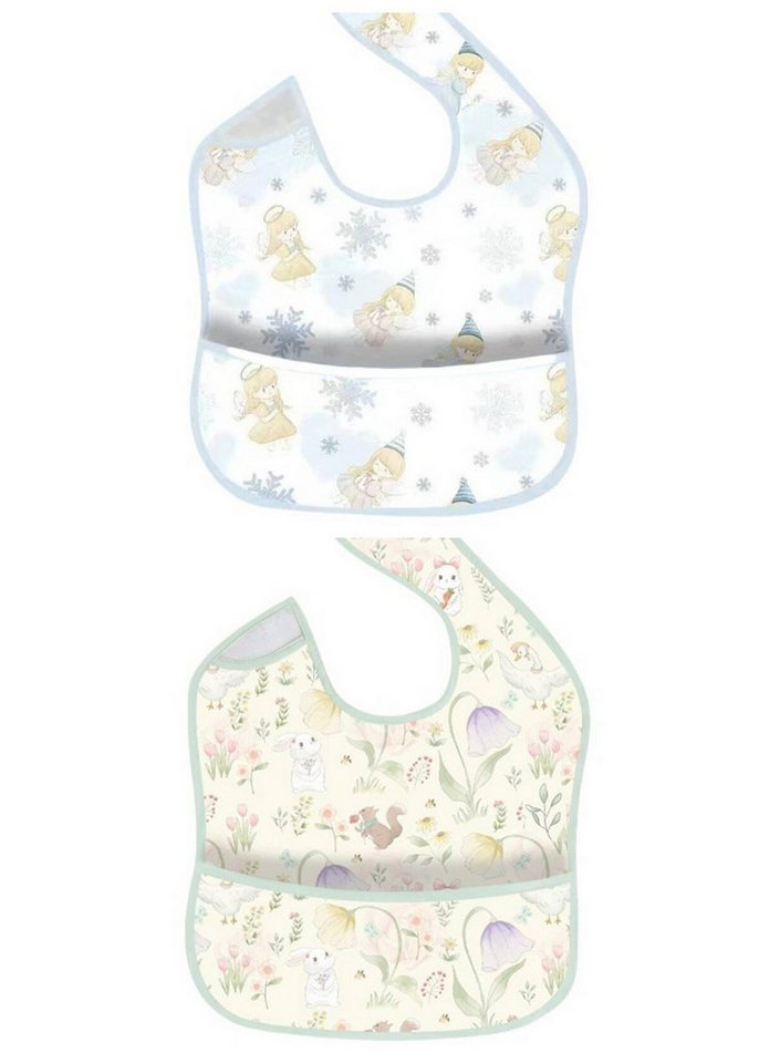 YRIIOMO Lätzchen Leichter und atmungsaktiver Baby Lätzchen mit 3D Soft, (Fischgrätenstruktur, wasserabweisend und einfach zu reinigen, ideal, für den täglichen Gebrauch) von YRIIOMO