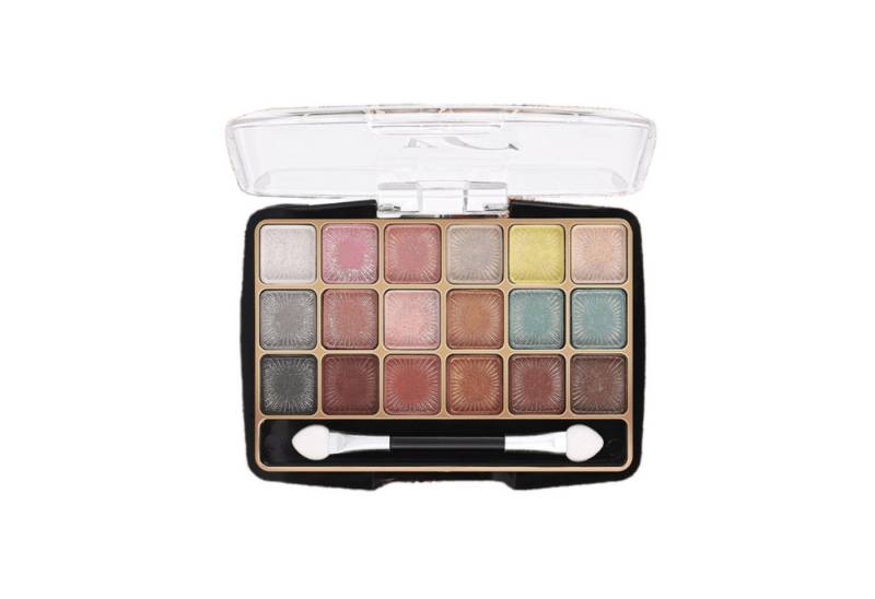 YRIIOMO Lidschatten-Palette 18 farbige Lidschattenpalette mit hochglänzender Textur, vielseitige, Farbauswahl für atemberaubende und langanhaltende Augen Make up Looks von YRIIOMO