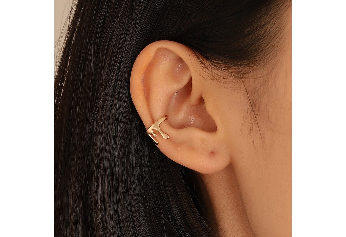 YRIIOMO Ohrhänger-Set Lava-Ohrknochenclip für Damen, unregelmäßiger, nicht durchbohrter, Ohrclip, nicht verblassende Retro-Ohrringe von YRIIOMO