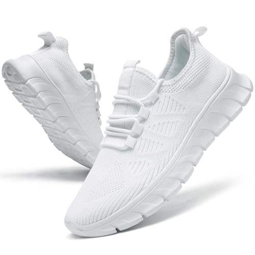 YRLTYO Damen Schuhe Sportschuhe Turnschuhe Laufschuhe Tennisschuhe Sneaker Fitnessschuhe Damenschuhe Wanderschuhe Freizeitschuhe Weiß 43 von YRLTYO