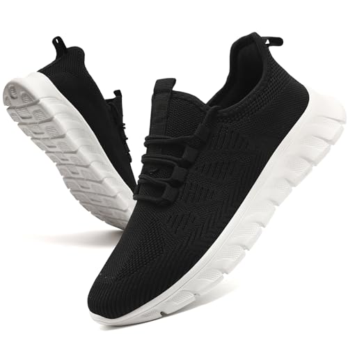 YRLTYO Sneaker Damen Schuhe Sportschuhe Turnschuhe Laufschuhe Tennisschuhe Fitnessschuhe Damenschuhe Wanderschuhe Freizeitschuhe Schwarz Weiß 39 von YRLTYO
