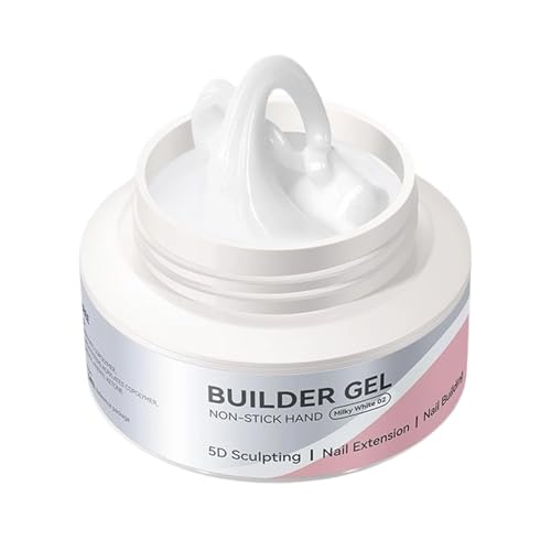 YRTUOP 3D Modelliergel | 60 ml Fester Modelliergel Für Nägel - Nicht Klebendes Maniküre Design Builder Für Frauen Modellierung Gravur Verlängerung Malerei Kunst | Handmodellierung Verlängerung von YRTUOP