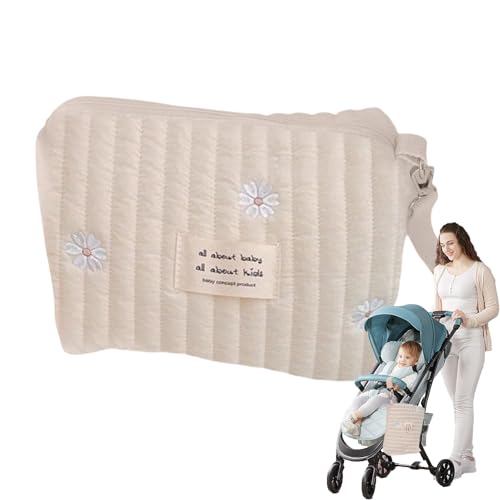 YRTUOP Baby Stroller Storage Bag | Flugzeugtaugliche Kinderwagen Tasche - Wissenschaftliches Fächerdesign Mit Praktischem Reißverschluss Für Windeln, Flaschen, Feuchttücher & Handy von YRTUOP