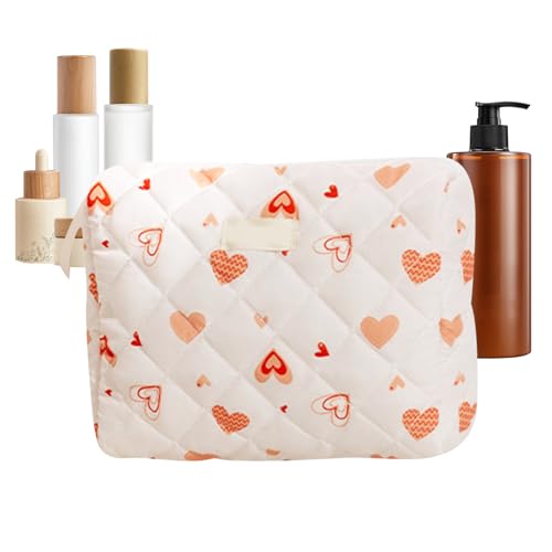 YRTUOP Gepolsterte Kosmetiktasche | Stylischer Kosmetik- & Toilettentaschen Organizer,Kosmetik-Aufbewahrung Für Mädchen Frauen Reise Alltag Geburtstag Beruf Gym - Tägliches Backpacking Geschäftsreise von YRTUOP