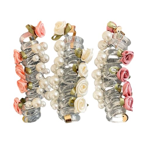 YRTUOP Haargummis | Spiralkordel Haargummis,Weiche Dehnbare Haarzubehör Für Pferdeschwanz Styling Alltag Schule Kinder von YRTUOP