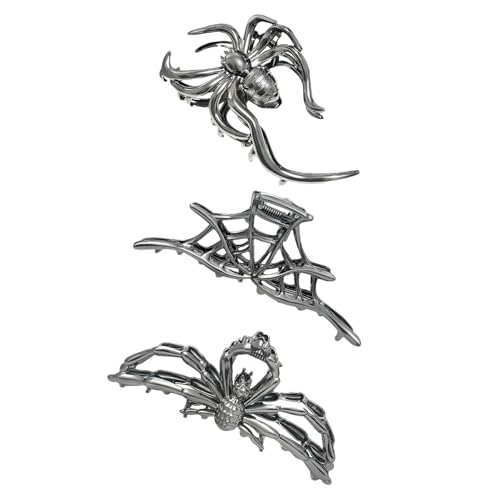 YRTUOP Halloween Krallenklammern Für Dickes Haar | Tragbarer Haarspangen Clips,Starker Halt Haarklammern 3er Set für Frauen Damen Mädchen Fitness Enthusiasten Studenten Hochschule Outdoor Festival von YRTUOP