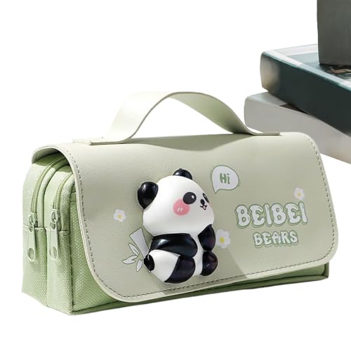 YRTUOP Niedlicher Stifteetui | Capybara Panda Stiftetui Niedliche Stiftetasche,Stiftetasche Aufbewahrung Organizer Für Schulmaterial Marker Schreibwaren Kinder Jugendliche Frauen Geburtstag von YRTUOP