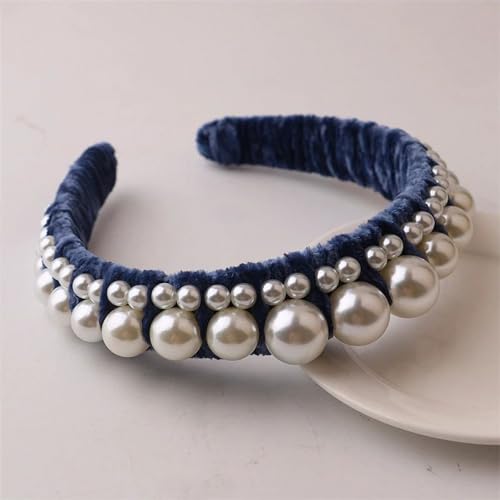 Haarbänder für Frauen, Haarreifen, Damen-Haarbänder, süße Armbänder for Frauen, Perlen-Stirnbänder, Haar-Accessoires (Color : TS 3105 1, Size : One Size) von YReoUfHS
