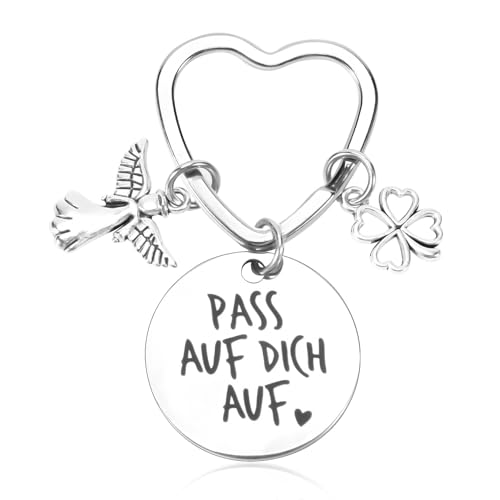 YRsorn Schutzengel Schlüsselanhänger - Schlüsselanhänger Personalisiert, Schlüsselanhänger Schutzengel Auto, Schutzengel Geschenk für Geburtstag Vatertag, Freundin Freund Papa Mama YRsorn Schutzengel Schlüsselanhänger - Schlüsselanhänger Personalisiert, Schlüsselanhänger Schutzengel Auto, Schutzengel Geschenk für Geburtstag Vatertag, Freundin Freund Papa Mama von YRsorn