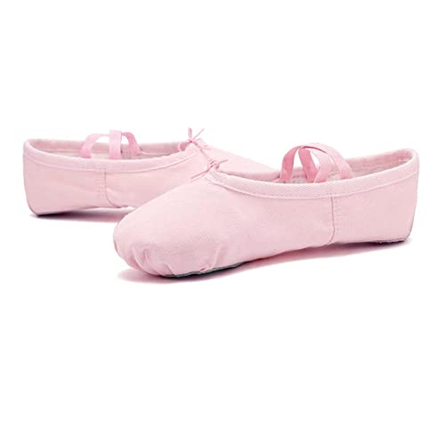 Ballettschuhe, Canvas Ballett Tanzschuhe Hausschuhe Mädchen Spitzen Gymnastikschuhe Damen, von YRthongXy