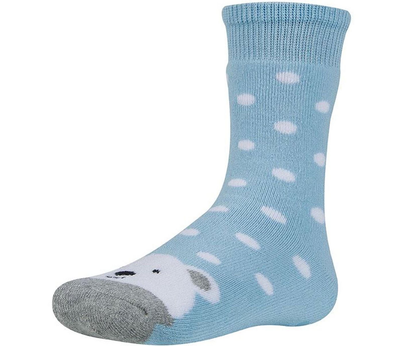 YSABEL MORA ABS-Socken Ysabel Mora Mädchen Thermosocken Stoppersocken Strümpfe Teddy hellblau (1-Paar) von YSABEL MORA