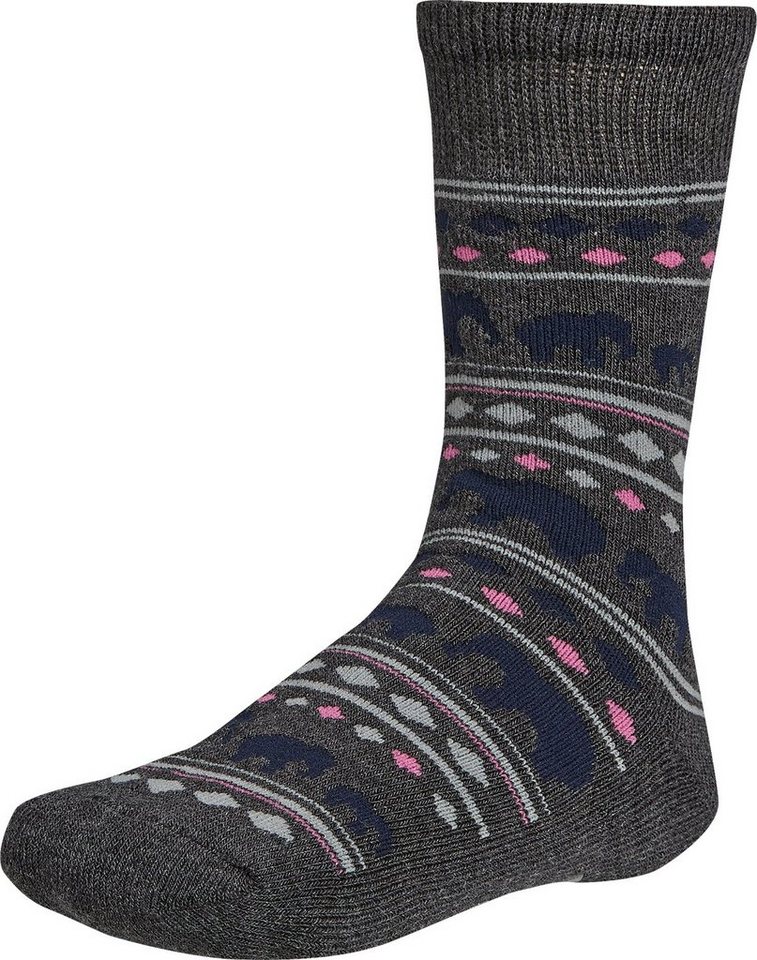 YSABEL MORA ABS-Socken Ysabel Mora Mädchen Thermosocken Stoppersocken Strümpfe dunkelgrau (1-Paar) von YSABEL MORA