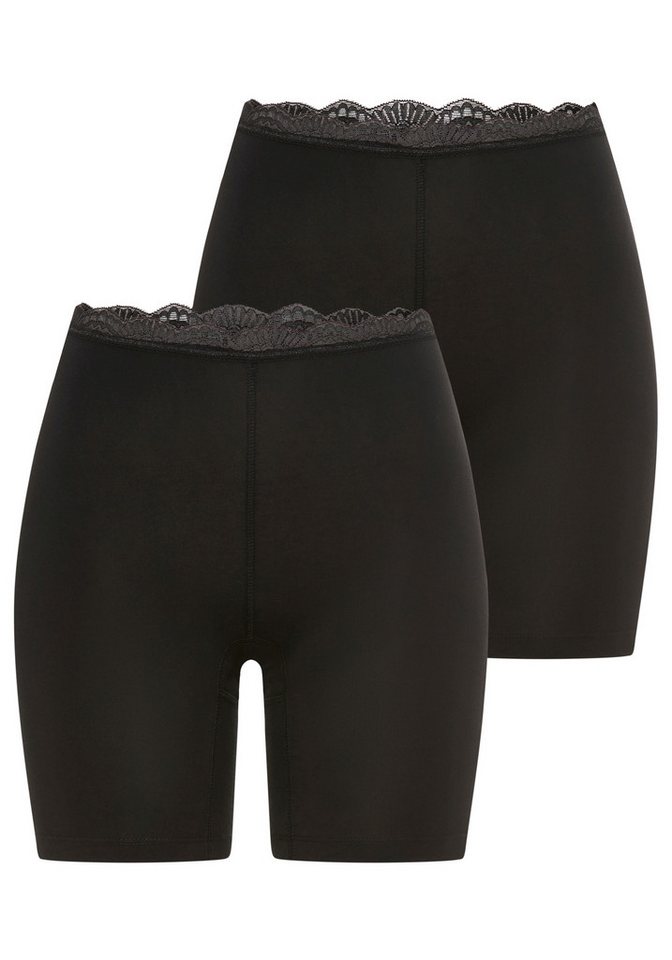 YSABEL MORA Lange Unterhose BASIC COLLECTION COTTON WITH LACE (2er Pack) angenehm weich, Passform gegen Reibung von YSABEL MORA