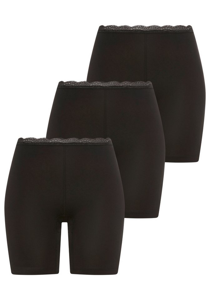 YSABEL MORA Lange Unterhose BASIC COLLECTION COTTON WITH LACE (3er Pack) angenehme Weichheit und Passform gegen Reibung von YSABEL MORA