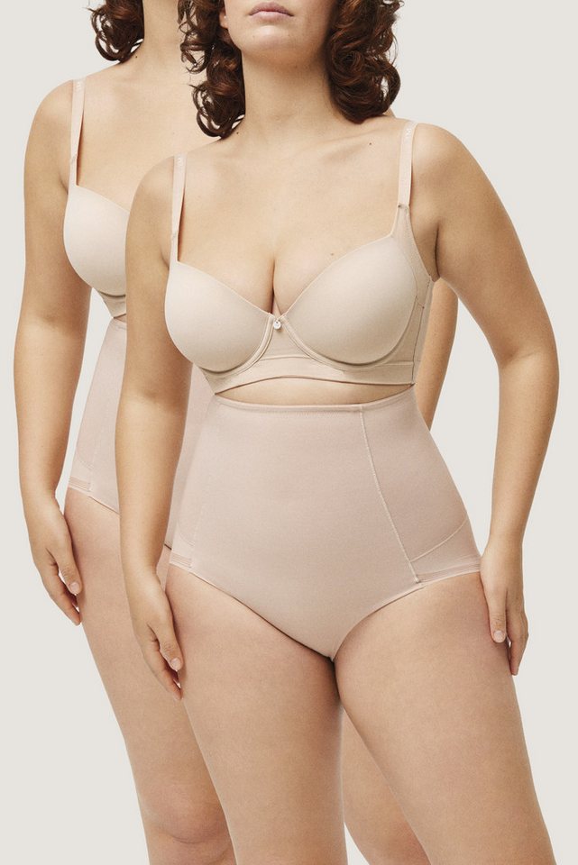 YSABEL MORA Shapingpants (2er Pack) hoch geschnitten, starker Form-Effekt, elastisch, Mesh von YSABEL MORA