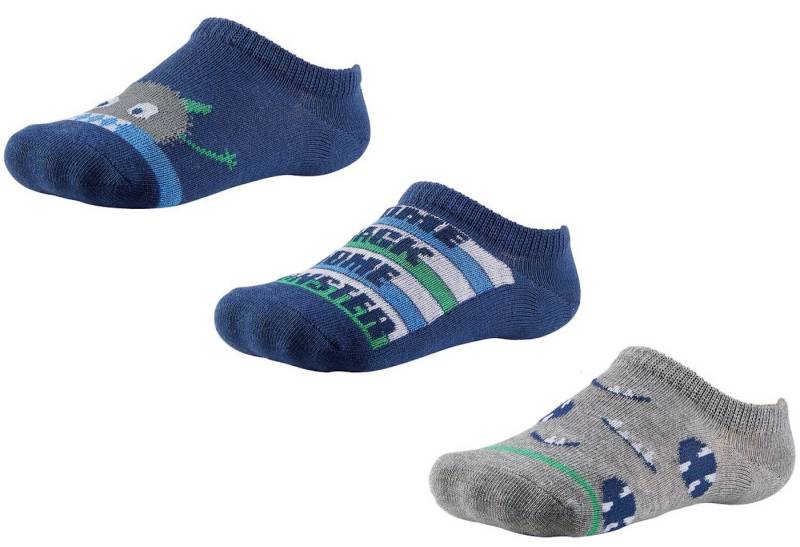 YSABEL MORA Sneakersocken Ysabel Mora Sneaker 3er Pack Jungen Strümpfe Monster (3-Paar) von YSABEL MORA