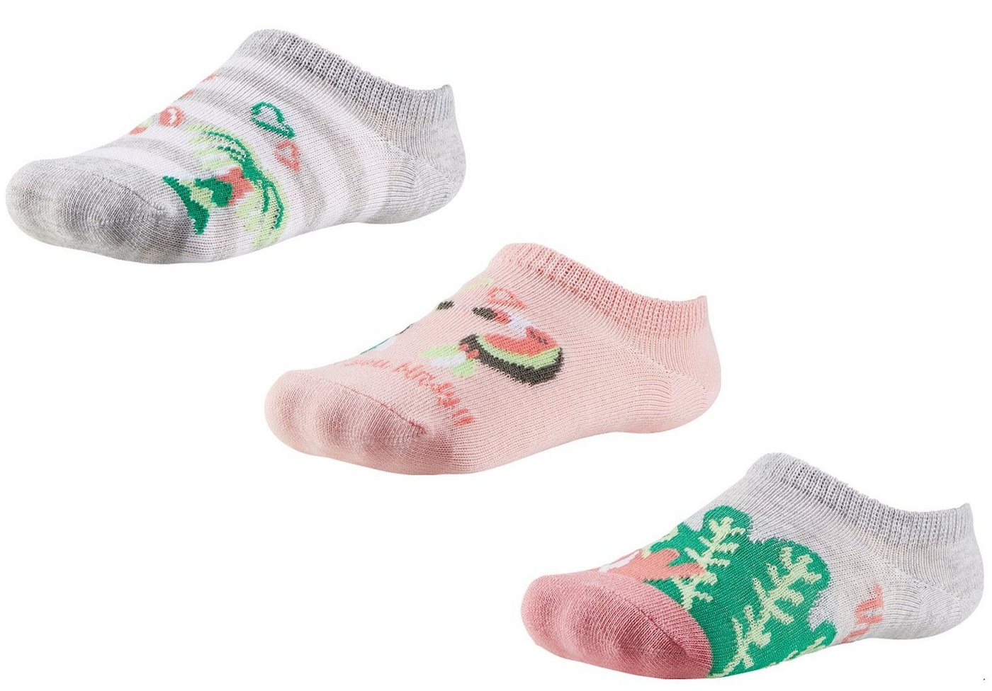 YSABEL MORA Sneakersocken Ysabel Mora Sneaker 3er Pack Mädchen Strümpfe Urlaubsinsel (3-Paar) von YSABEL MORA