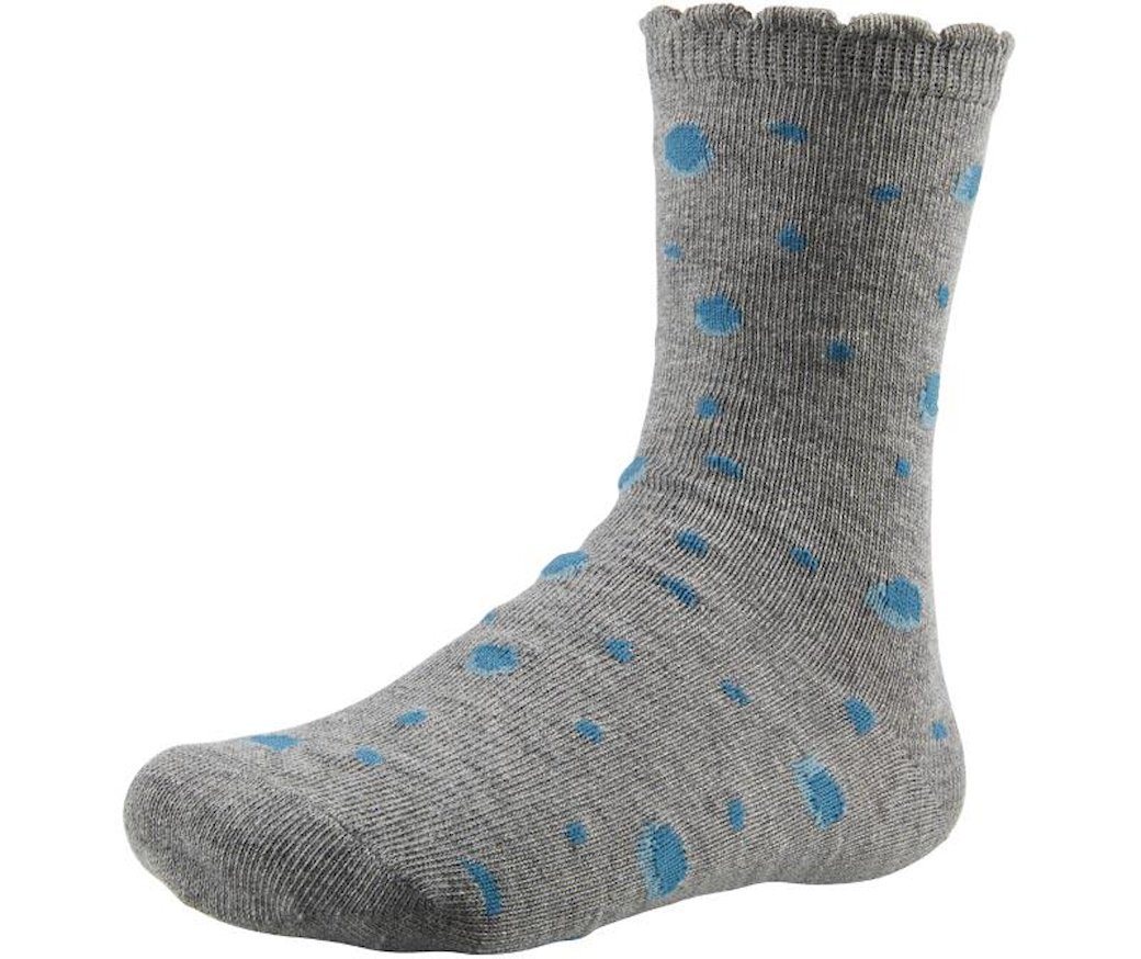 YSABEL MORA Socken Ysabel Mora 2er Pack Mädchen Socken Strümpfe blau hellgrau (2-Paar) von YSABEL MORA