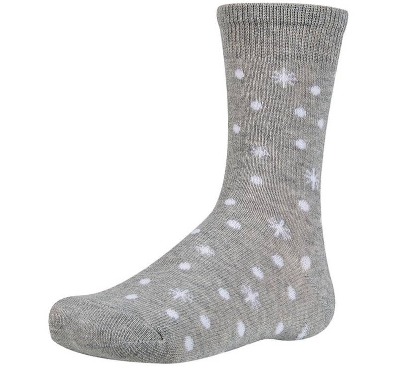 YSABEL MORA Socken Ysabel Mora 2er Pack Mädchen Strümpfe Socken Schneeflocke gemustert (2-Paar) von YSABEL MORA