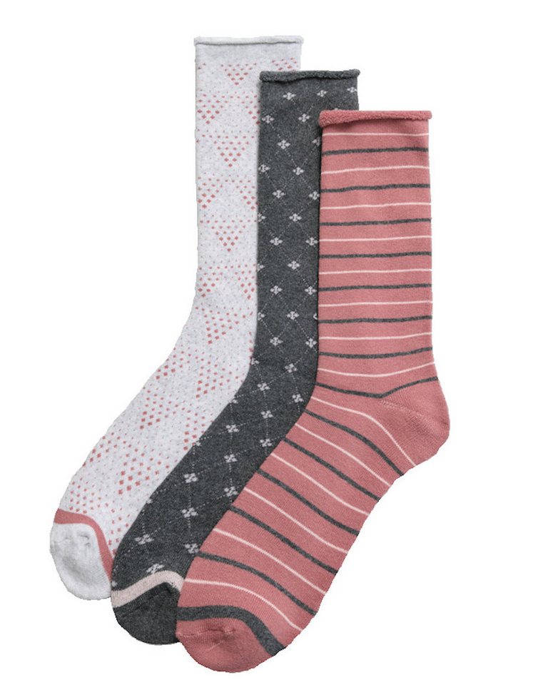 YSABEL MORA Socken Ysabel Mora 3er Pack Damen Thermosocken ohne Bund Gr. 36-41 (3-Paar) von YSABEL MORA