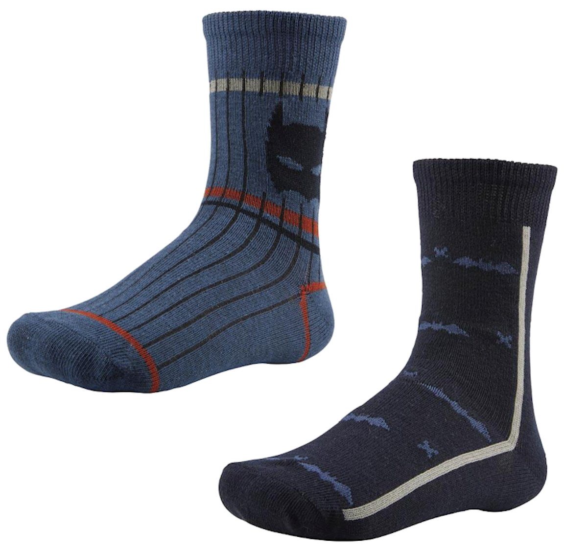 YSABEL MORA Socken Ysabel Mora 4er Pack Jungen Socken Strümpfe blau grau Fledermaus (4-Paar) von YSABEL MORA