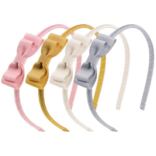 4 Stück Schleife Stirnbänder Niedliche Stirnbänder Mädchen Haarbänder Kinder Haarschmuck Haarschmuck von YSDYY