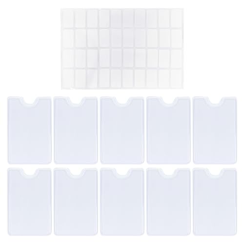 10-Teilige Hard-Shell-Kartenabdeckung Und 1 Leeres Etikett, Doppelseitige Transparente Kartenabdeckung, Schutzabdeckung Von Bankkarten, wasserdichte Kunststoffkartenabdeckung. 10-Teilige Hard-Shell-Kartenabdeckung Und 1 Leeres Etikett, Doppelseitige Transparente Kartenabdeckung, Schutzabdeckung Von Bankkarten, wasserdichte Kunststoffkartenabdeckung. von YSDYY