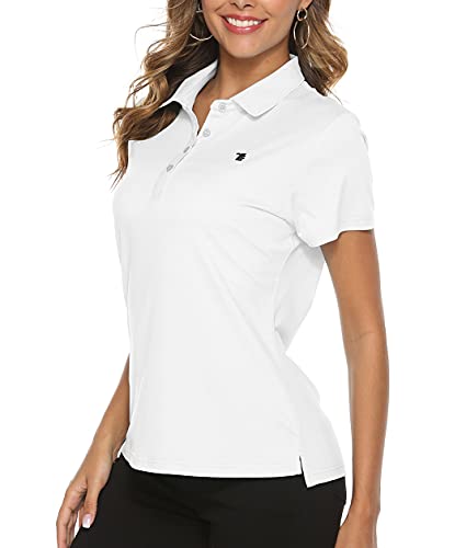 YSENTO Damen-Golf-Shirts, trockene Passform, kurzärmelig, feuchtigkeitsableitend, Kragen, Polo-Shirts, Oberteil, Bekleidung, Weiss/opulenter Garten, Groß YSENTO Damen-Golf-Shirts, trockene Passform, kurzärmelig, feuchtigkeitsableitend, Kragen, Polo-Shirts, Oberteil, Bekleidung, Weiss/opulenter Garten, Groß von YSENTO