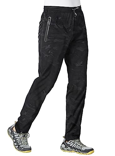 YSENTO Herren Outdoorsport-Jogger-Hose, schnelltrocknend, Stretch, Wanderhose mit Reißverschlusstaschen - Mehrfarbig - Klein von YSENTO