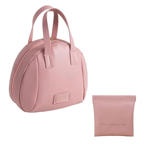 1 Tragbare Kosmetiktasche Und 1 Mini-Aufbewahrungstasche, Kosmetiktasche Mit Großem Fassungsvermögen, Tragbare Kosmetiktasche, Kosmetiktasche Mit Mehreren Fächern, Kosmetiktasche Für Damen von YSJCHEBS