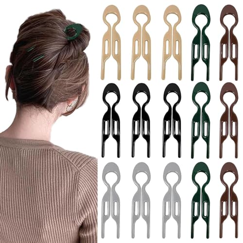 15 Stück Haar-Accessoires Für Damen, Styling-Haarspangen, Einfache Haar-Accessoires, Haar-Styling-Werkzeuge, Multifunktionale Haarspangen von YSJCHEBS