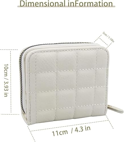 2 Stück Damen-Geldbörsen, Kurze Geldbörsen, Pu-Er-Geldbörsen, Modische Und Vielseitige Geldbörsen, Geldbörsen Mit Mehreren Fächern von YSJCHEBS