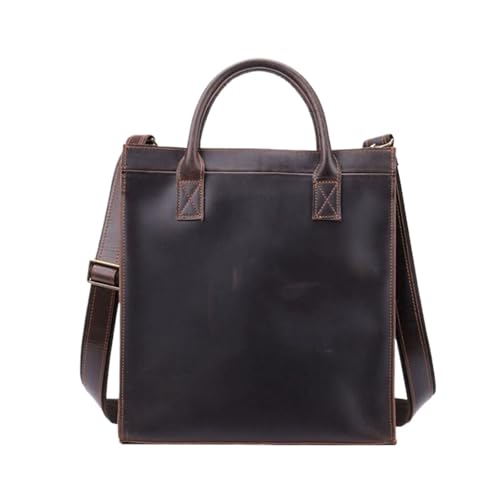 YSNYDWS Echtes Leder Handtaschen Tragetaschen Herren Messenger Schultertaschen Laptop Taschen Aktentaschen von YSNYDWS