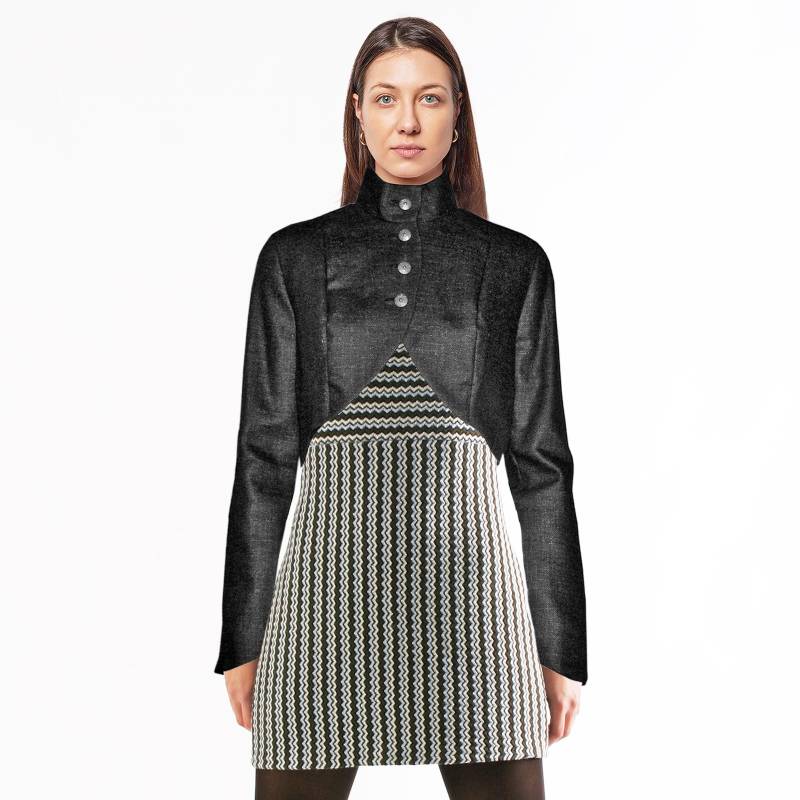 Bolero Mit Stehkragen + Vintage-Knöpfen 1940Er Jahre in Verschiedenen Stoffen von YSTEER