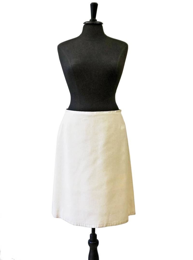 Frauen Midi-Rock Aus Seide Hochzeit Beige Cremefarben von YSTEER