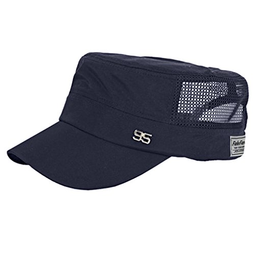 YSXY Mesh Baseball Cap Golf Tennis Kappe Sonnenhut Freizeit UV-Schutz-Kappe Einstellbare Atmungsaktives Sommerhut Sonnencap Schnell Trocknende Wandermütze fur Herren Damen von YSXY