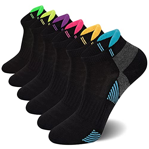 YSense Snug 6 Paar Sneaker Socken Damen Sportsocken Kurzsocken Runningsocke Laufsocken Damen von YSense Snug