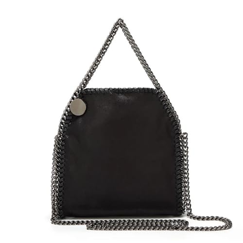 YShiuoL Umhängetasche Damen Damen Crossbody Kette Handtaschen Weiche Schulter Tragetaschen Mode Stil(Black) von YShiuoL
