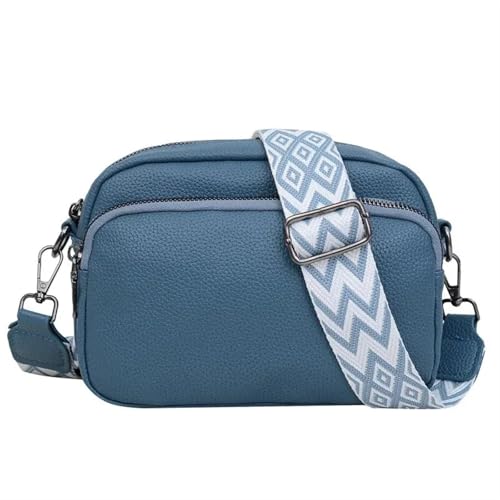 YShiuoL Umhängetasche Damen Frauen Umhängetasche Mode Weibliche Einzelne Schulter Taschen Große Kapazität Klassische Tasche(Blue) von YShiuoL