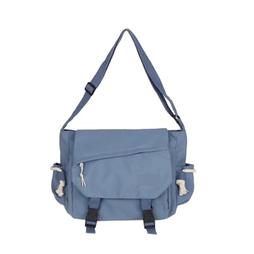 YShiuoL Umhängetasche Damen Handtaschen Umhängetasche Große Kapazität Umhängetaschen for Teenager Mädchen Männer Messenger Bag Student Schultaschen(Blue) von YShiuoL