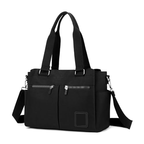 YShiuoL Umhängetasche Damen Mode Handtasche Weibliche Umhängetasche Frauen Schulter Tasche Damen Messenger Wasserdichte Dame Geldbörse(Black) von YShiuoL