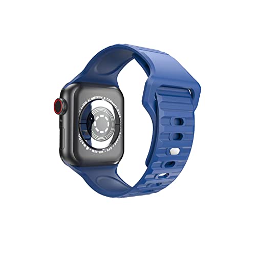 YSuqiBB Silikonarmband kompatibel mit Apple Watch Armband 49mm45mm44mm42mm41mm40mm38mm für Apple Watch Series Ultra/8/7/6/SE/5/4/3/2/1 Zehn Farben für Männer und Frauen verfügbar von YSuqiBB
