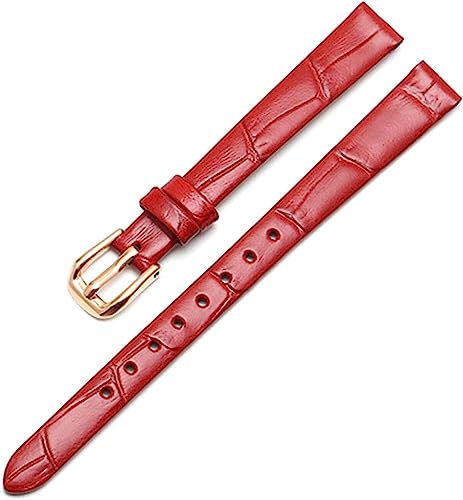 Leat Echtes Lederband Ersatzgürtel Damen Kleine Größe Kuh Armband 6mm/8mm/10mm, One Size von YTBHSHXZ