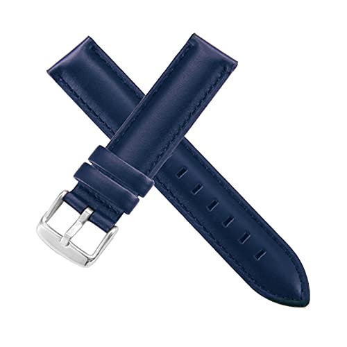 Lederarmband 13-20mm Leder mit Edelstahlschnalle, One Size von YTBHSHXZ