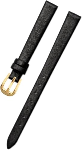 Lederarmband 6mm - 18 kleine Größe Uhr Ersatz Armband Damenuhr Zubehör, 10mm von YTBHSHXZ
