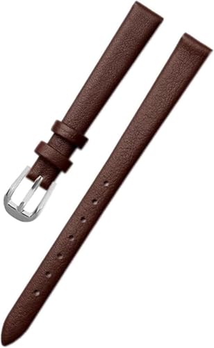 Lederarmband 6mm - 18 kleine Größe Uhr Ersatz Armband Damenuhr Zubehör, 17mm von YTBHSHXZ